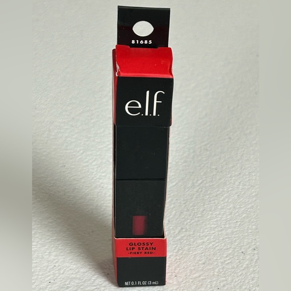 e.l.f Glossy Lip Stain Fiery Red NIP - Picture 2 of 4